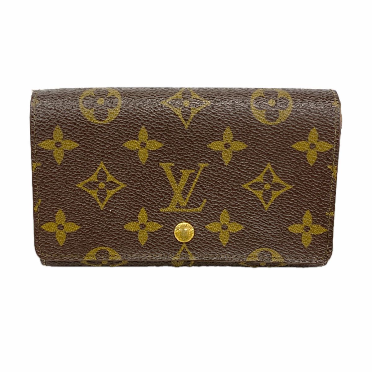Louis Vuitton Wallet Monogram Portefeuille Tresor Brown