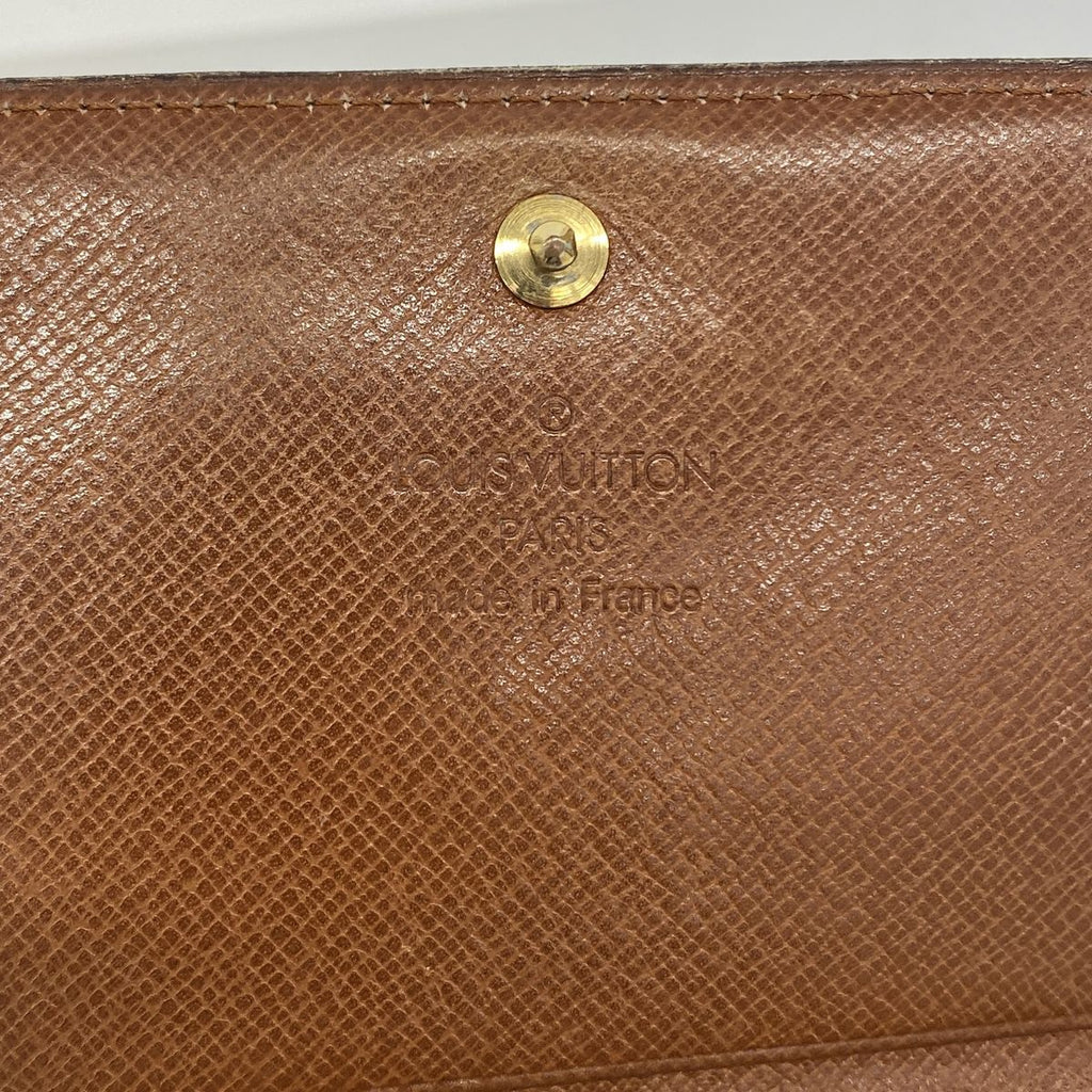 Louis Vuitton Wallet Monogram Portefeuille Tresor Brown — view 4