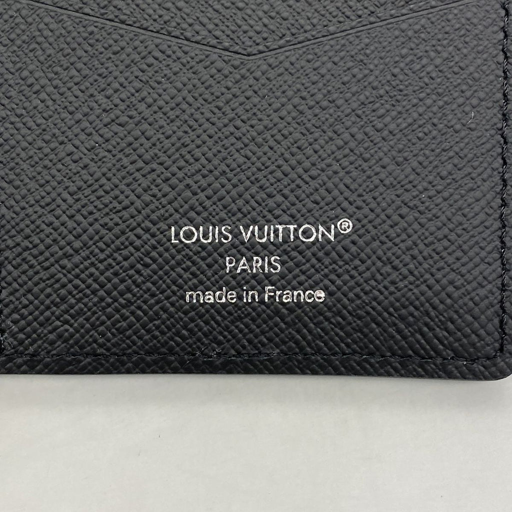 Louis Vuitton Card Case Epi Pocket Organizer Noir — view 4