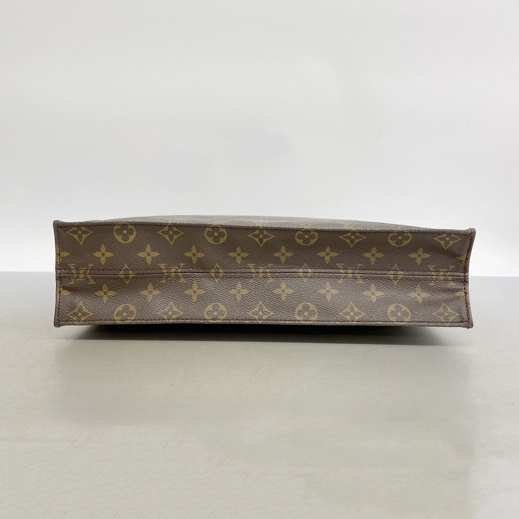 Louis Vuitton Tote Bag Monogram Sac Plat Brown — view 3