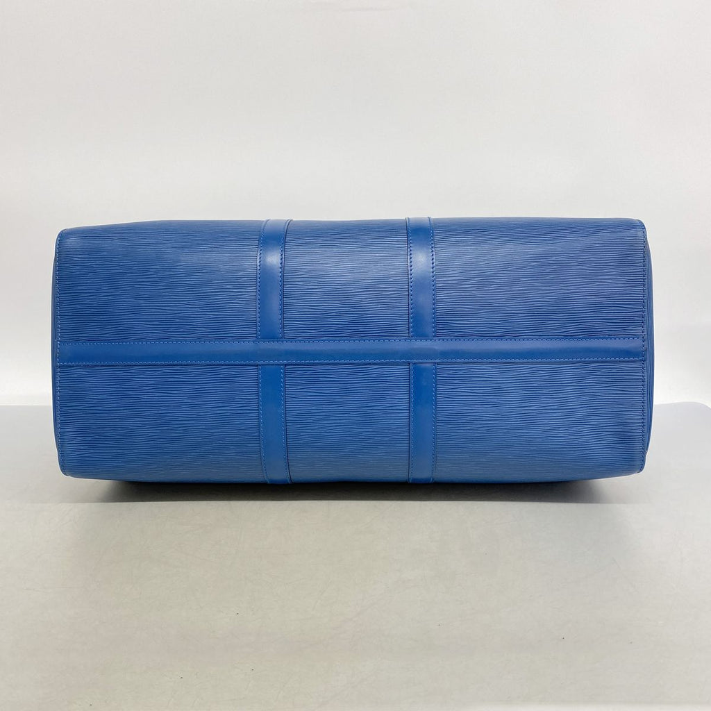 Louis Vuitton Boston Bag Epi Keepall 50 Toledo Blue — view 3