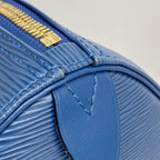 Louis Vuitton Boston Bag Epi Keepall 50 Toledo Blue — view 7