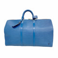 Louis Vuitton Boston Bag Epi Keepall 50 Toledo Blue