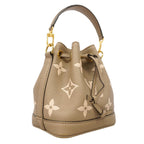 Louis Vuitton Handbag Monogram Empreinte Bicolor Nano Noe Tourterelle Cream — view 2
