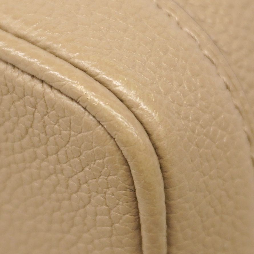 Louis Vuitton Handbag Monogram Empreinte Bicolor Nano Noe Tourterelle Cream — view 6