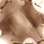 Louis Vuitton Handbag Monogram Empreinte Bicolor Nano Noe Tourterelle Cream — view 4