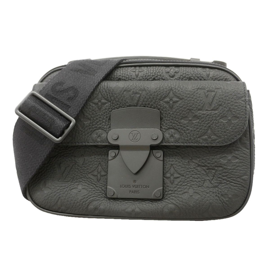 Louis Vuitton Handbag Monogram Taurillon S Rock Messenger Black 2-Way Bag