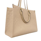 Louis Vuitton Tote Bag Monogram Empreinte On The Go MM Tourterelle 2-Way — view 2