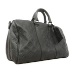 Louis Vuitton Handbag Monogram Taurillon Keepall Bandouliere 35 Black 2-Way Bag — view 2