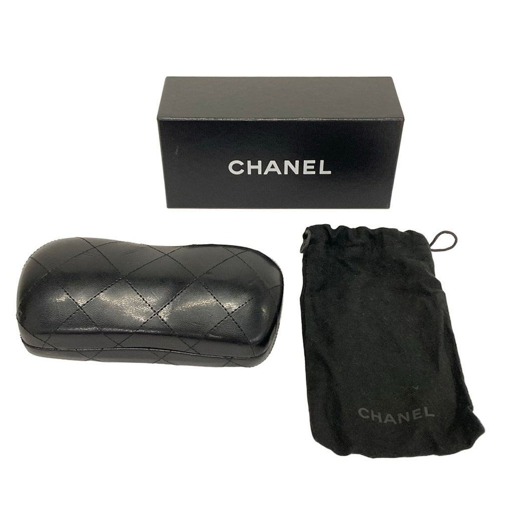 Chanel Sunglasses Dark Gray Black Pearl Eyewear — view 5