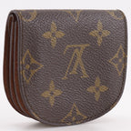Louis Vuitton Porte Monnaie Guze Vintage Monogram Canvas Brown Coin Purse — view 3