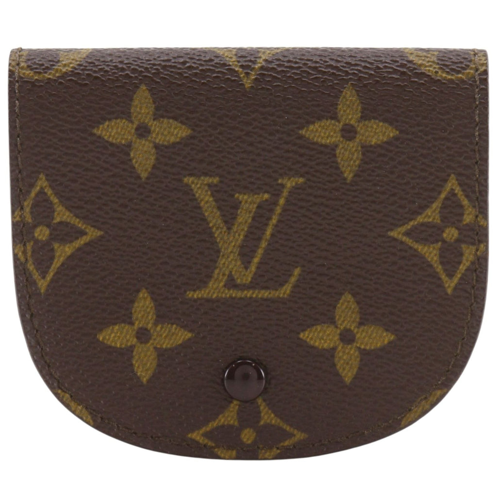Louis Vuitton Porte Monnaie Guze Vintage Monogram Canvas Brown Coin Purse