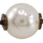 Chanel Clear Stone Gold Plated Faux Pearl 97A Necklace — view 5
