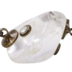 Chanel Clear Stone Gold Plated Faux Pearl 97A Necklace — view 6