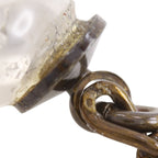 Chanel Clear Stone Gold Plated Faux Pearl 97A Necklace — view 7