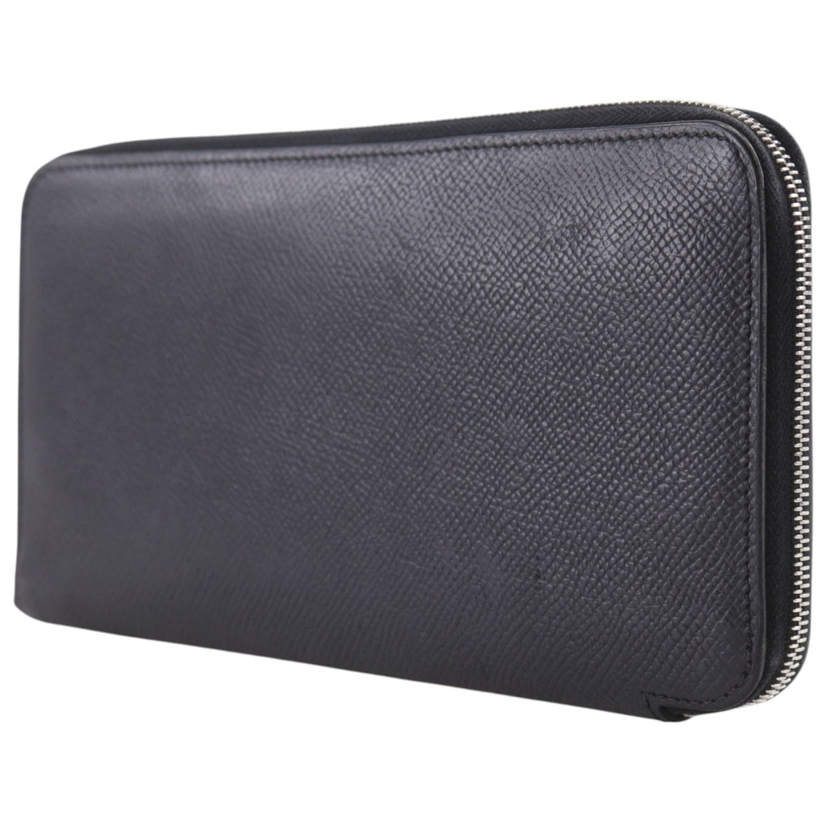 Hermes Azap Long Silk'in Veau Epsom Noir Black Wallet — view 2