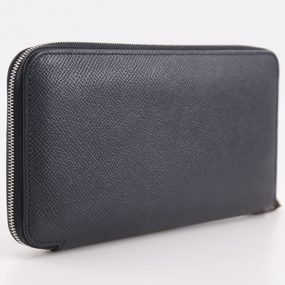 Hermes Azap Long Silk'in Veau Epsom Noir Black Wallet — view 3