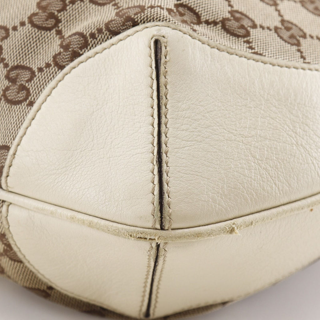 Gucci Bamboo GG Canvas Brown Shoulder Bag — view 4