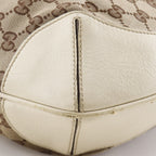 Gucci Bamboo GG Canvas Brown Shoulder Bag — view 4