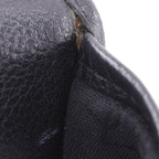 Saint Laurent YSL Logo Vintage Leather Black Shoulder Bag — view 8