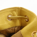 Gucci Bamboo Vintage 003 Suede Leather Yellow Backpack — view 8