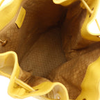Gucci Bamboo Vintage 003 Suede Leather Yellow Backpack — view 5