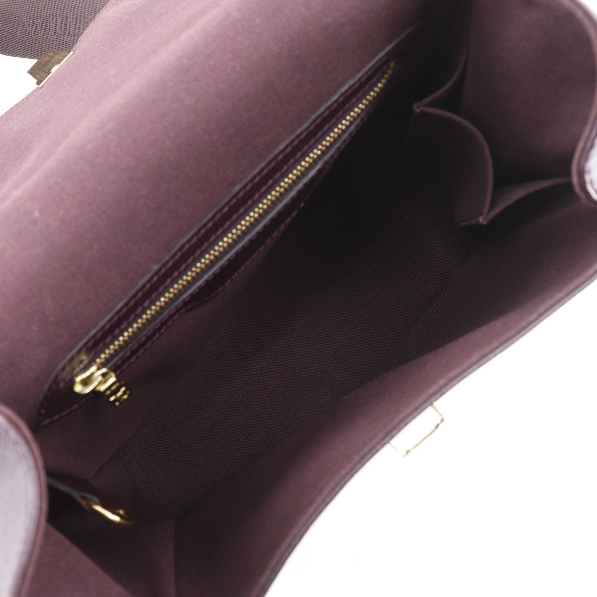 Louis Vuitton Yaranga Taiga Acajou Wine Red Shoulder Bag — view 5