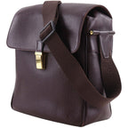 Louis Vuitton Yaranga Taiga Acajou Wine Red Shoulder Bag — view 2