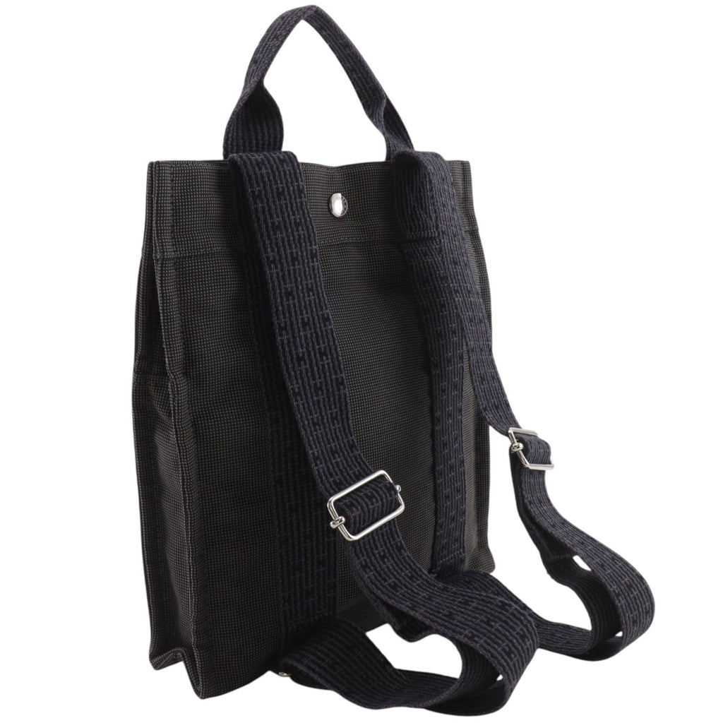 Hermes Herline a Dos PM Nylon Canvas Gray Backpack — view 3