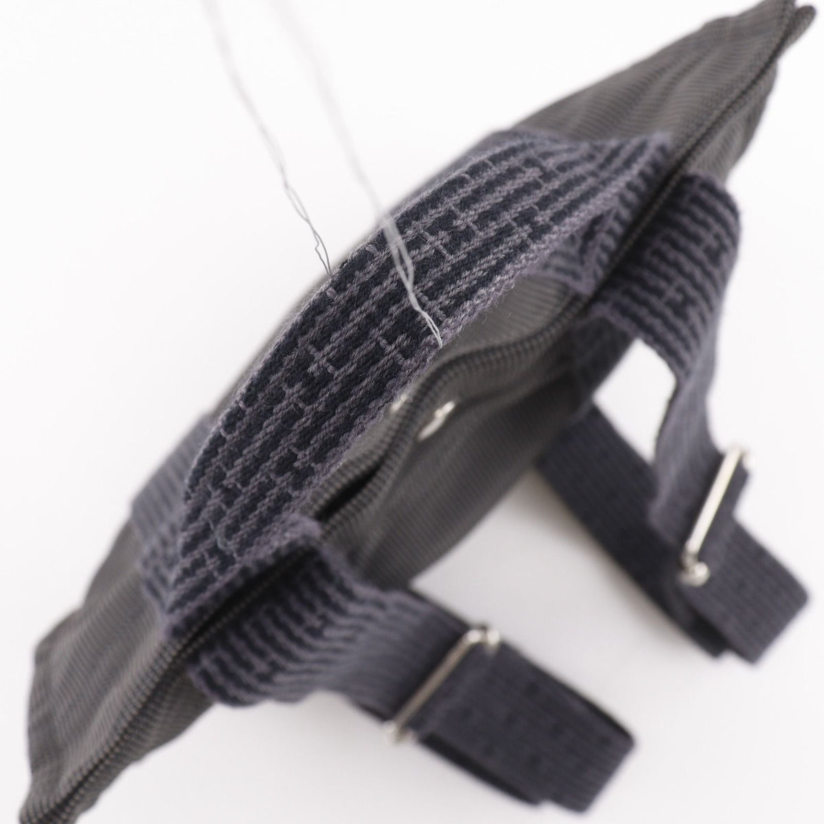 Hermes Herline a Dos PM Nylon Canvas Gray Backpack — view 5