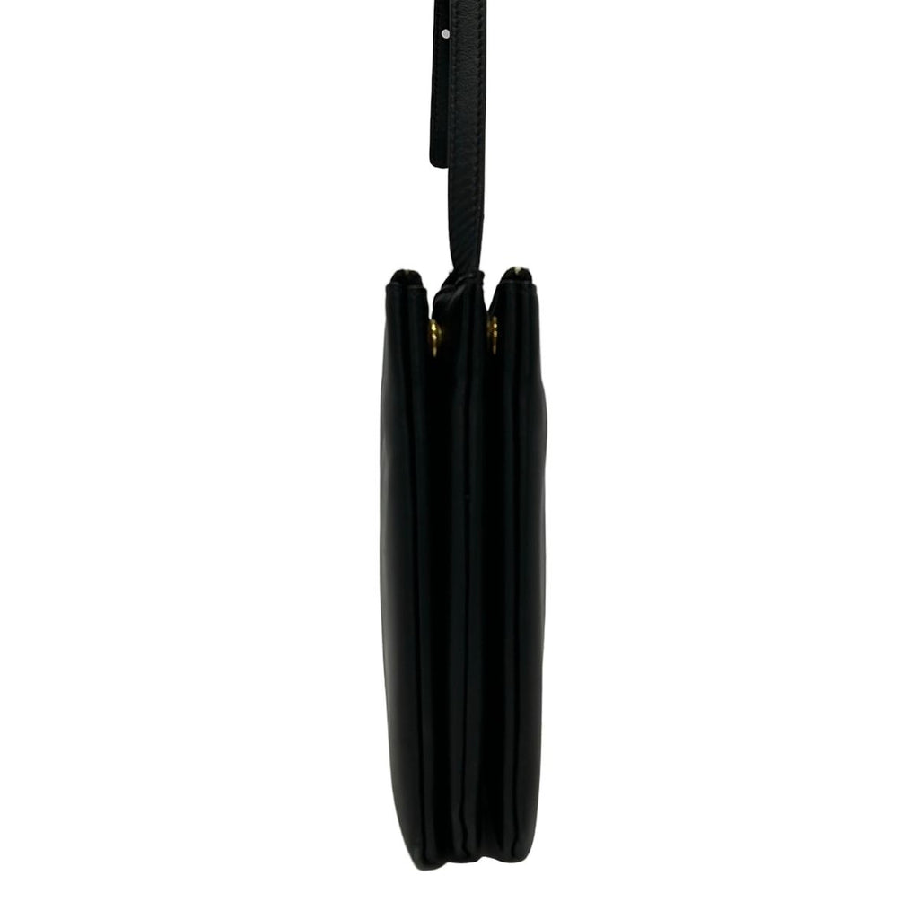 Celine Shoulder Bag Trio Large Black Lambskin — view 2