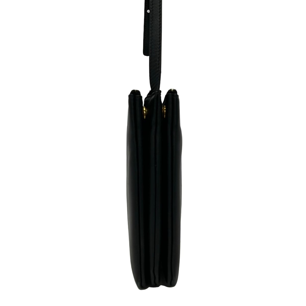 Celine Shoulder Bag Trio Large Black Lambskin — view 2