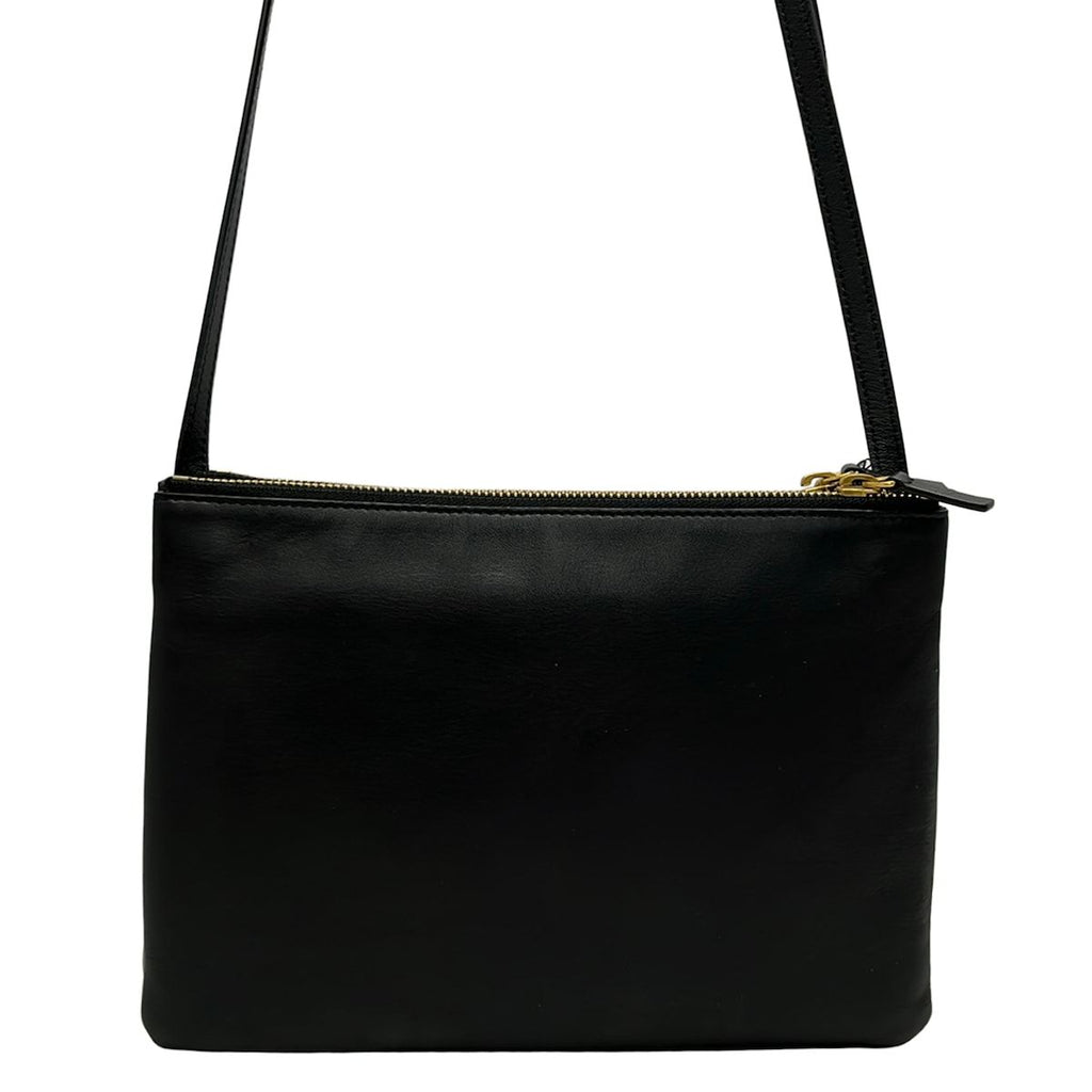 Celine Shoulder Bag Trio Large Black Lambskin — view 3