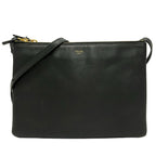 Celine Shoulder Bag Trio Large Black Lambskin