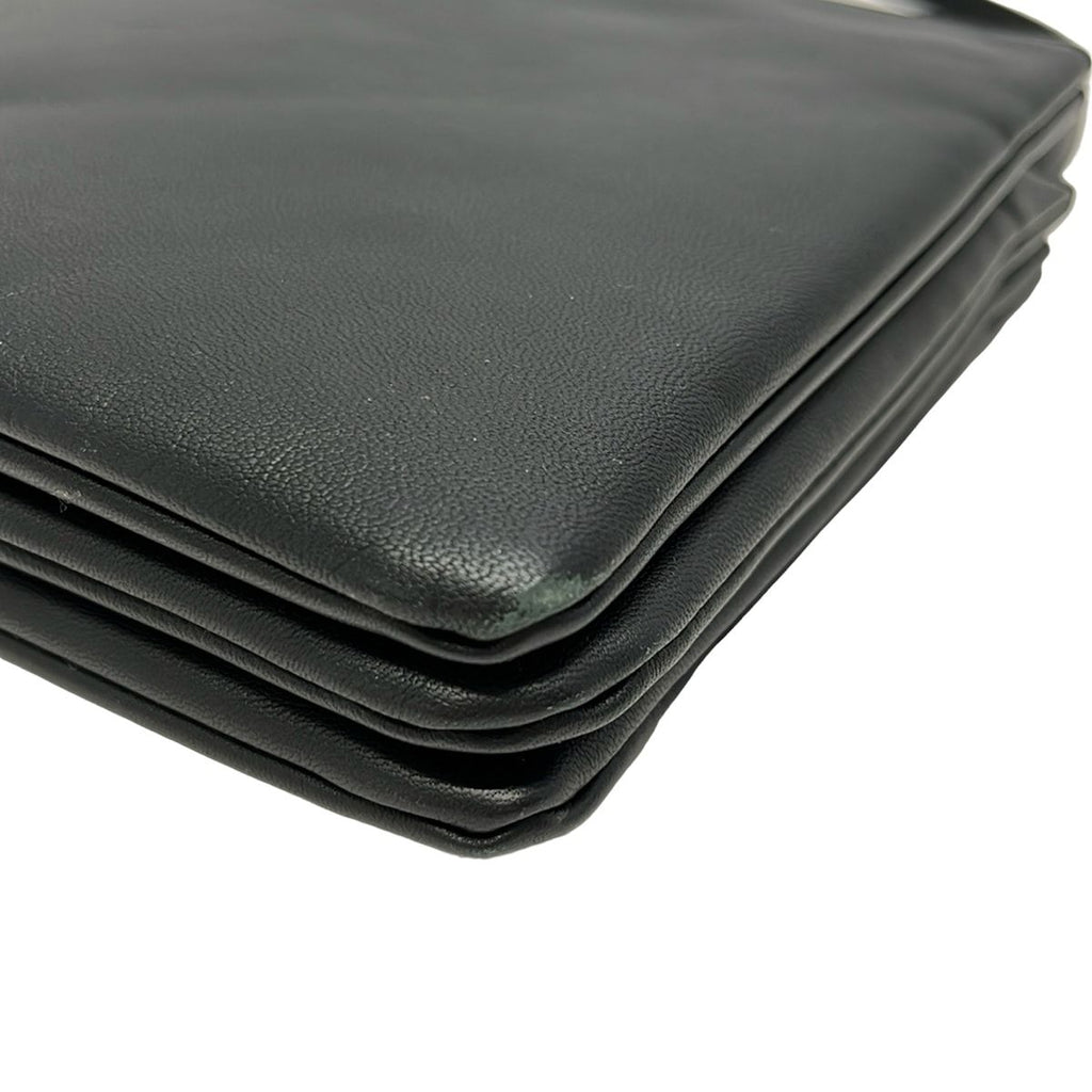 Celine Shoulder Bag Trio Large Black Lambskin — view 6