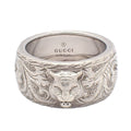 Gucci Cat Head Ring 925 Sterling Silver