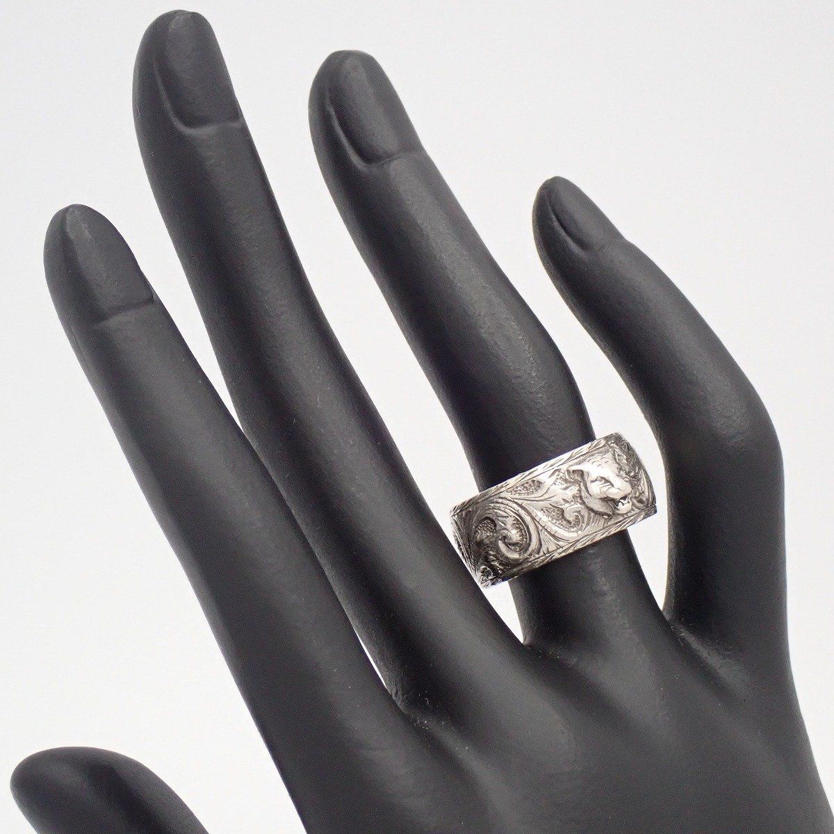 Gucci Cat Head Ring 925 Sterling Silver — view 5