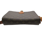Louis Vuitton Shoulder Bag Monogram Cartouchiere GM Crossbody Purse Brown — view 6