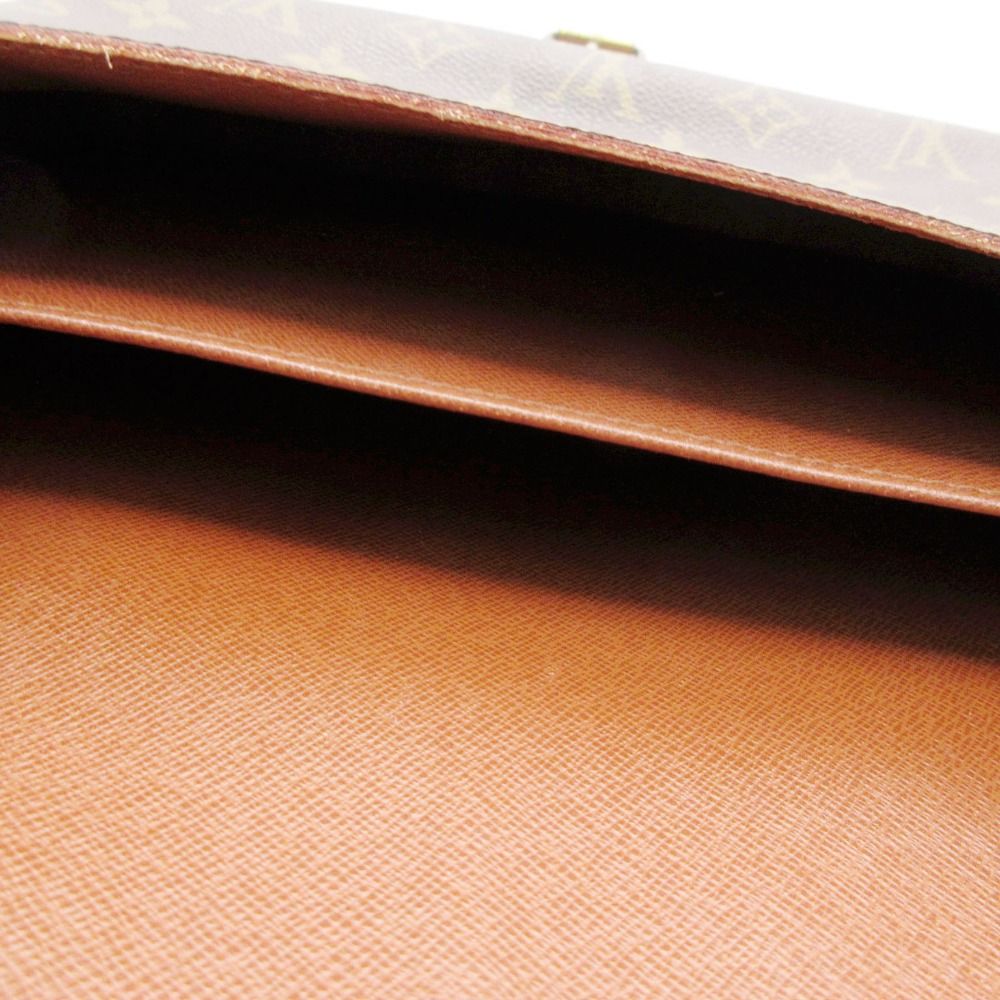 Louis Vuitton Shoulder Bag Monogram Cartouchiere GM Crossbody Purse Brown — view 7