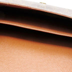 Louis Vuitton Shoulder Bag Monogram Cartouchiere GM Crossbody Purse Brown — view 7