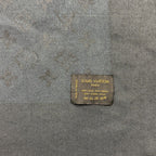 Louis Vuitton Shawl Monogram Shine Silk Gray Scarf — view 6