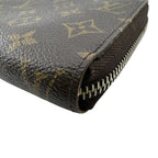 Louis Vuitton Monogram Zippy Wallet Zip Around Brown Gold — view 3