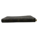Louis Vuitton Monogram Zippy Wallet Zip Around Brown Gold — view 6