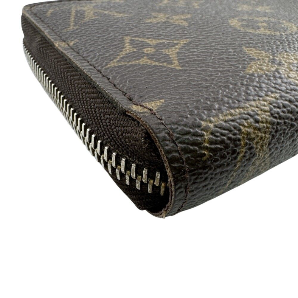 Louis Vuitton Monogram Zippy Wallet Zip Around Brown Gold — view 4