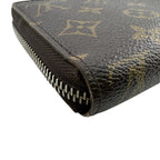 Louis Vuitton Monogram Zippy Wallet Zip Around Brown Gold — view 4