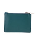 Gucci Logo Bifold Wallet Compact Leather Bicolor Green Yellow