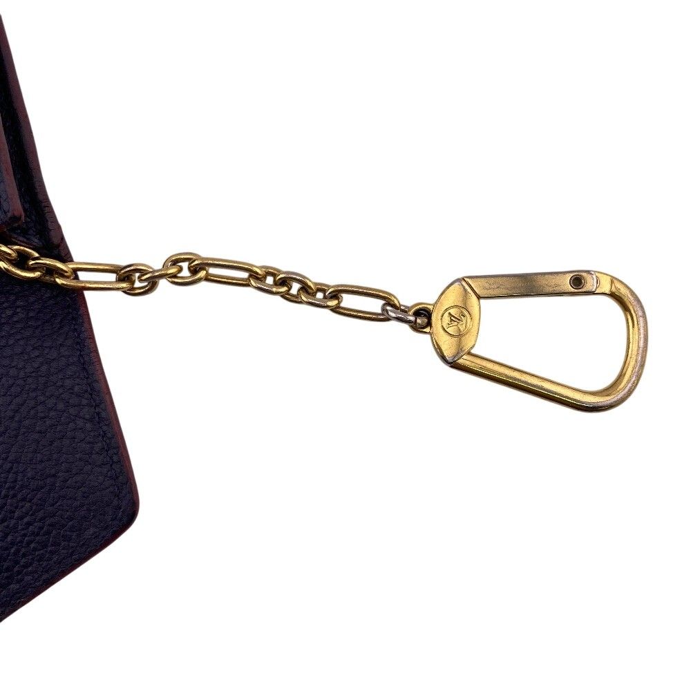 Louis Vuitton Monogram Empreinte Pochette Cles Leather Coin Purse with Key Ring — view 7