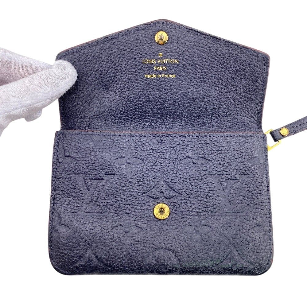 Louis Vuitton Monogram Empreinte Pochette Cles Leather Coin Purse with Key Ring — view 4
