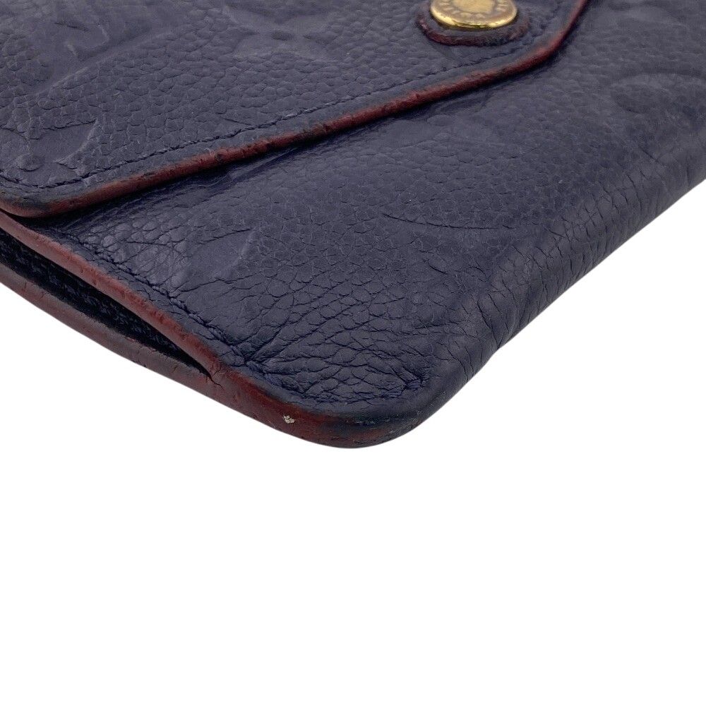 Louis Vuitton Monogram Empreinte Pochette Cles Leather Coin Purse with Key Ring — view 2