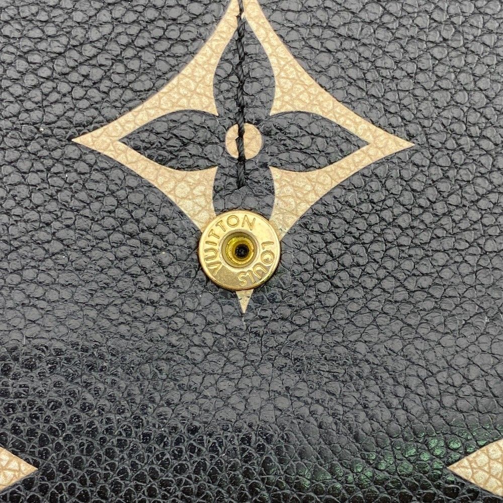 Louis Vuitton Wallet Portefeuille Sarah Monogram Empreinte Leather Black — view 5